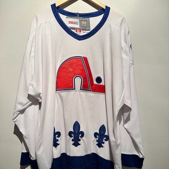 CCM NHL Vintage Québec Nordiques Hockey Players Jersey - Picture 1 of 4